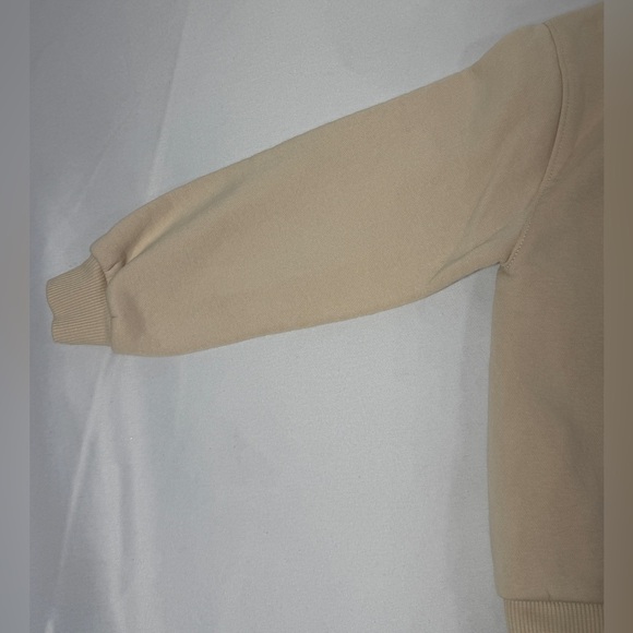 Nike Toddler Sweatsuit Set Hoodie Top Joggers Pants Beige Tan XS 4 Unisex Fleece - Picture 7 of 15